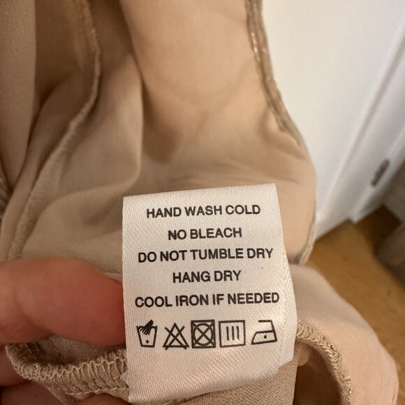 Superdown Hailee High Slit Maxi Dress in Champagne - XS - Picture 11 of 12